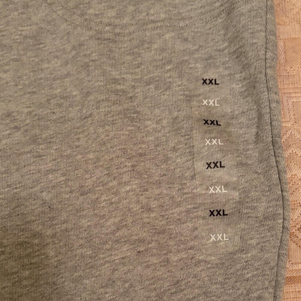GAP Gray Heather Fleece Joggers / XXL/ NWT - Picture 4 of 14